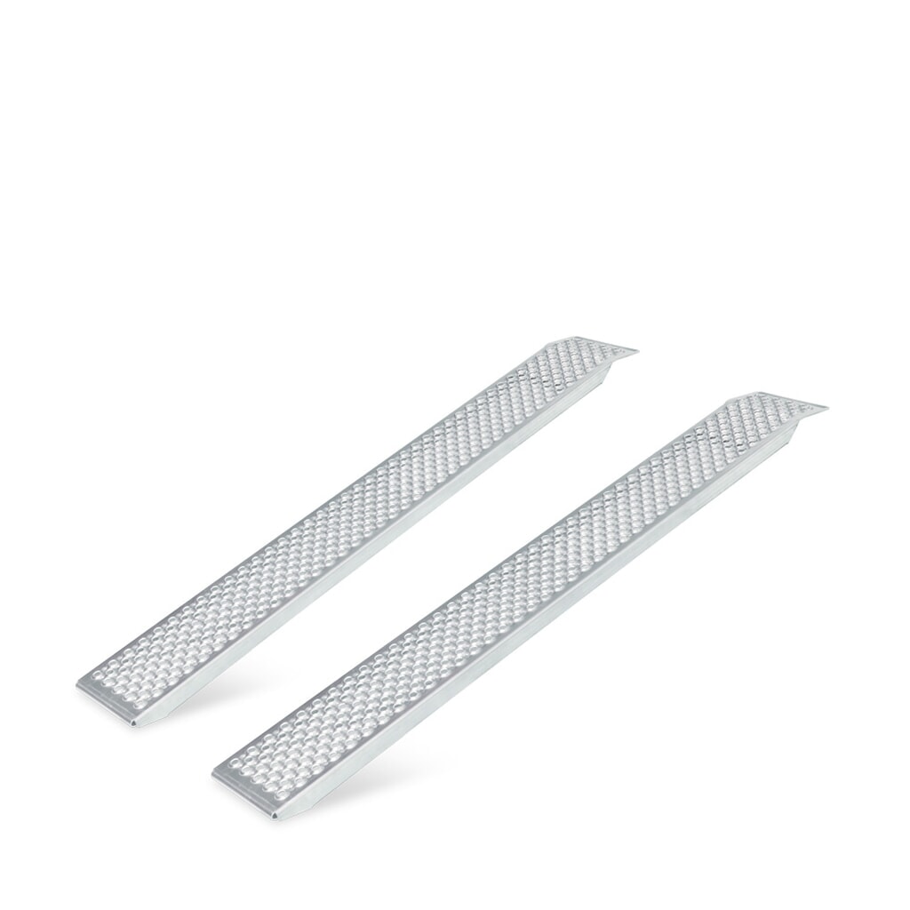 Produktabbildung: Verladeschienen, leicht mit Abrutschsicherung, Tragkraft/Paar 400kg, 2er-Set, LxB 2.000 x 200 mm