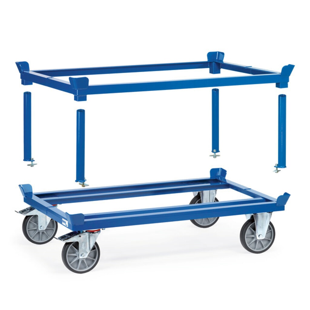 Produktabbildung Nr. 3: Aufsatzrahmen für fetra® Paletten-Fahrgestell, HxBxT 140 x 1.210 x 810 mm