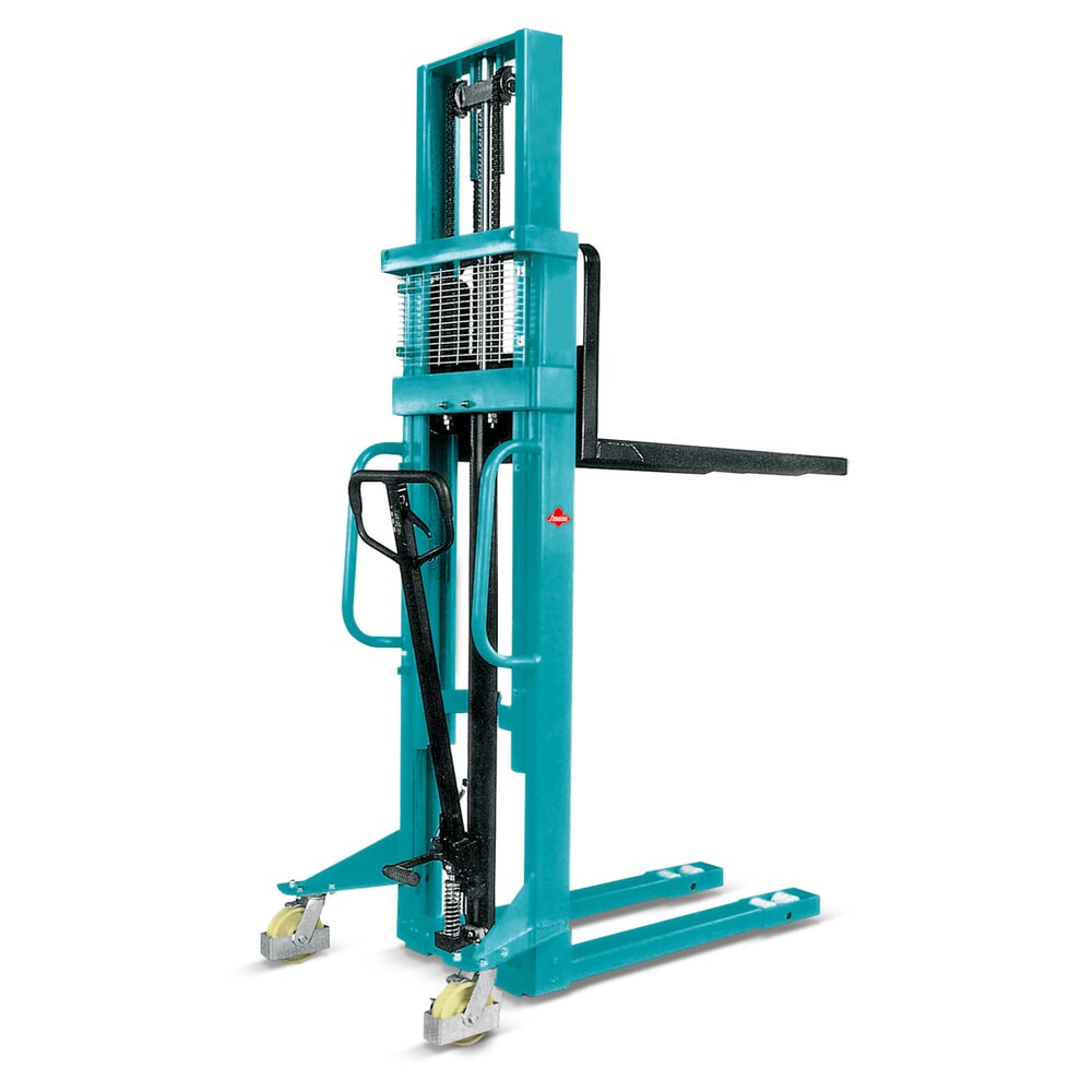 Produktabbildung: Hydraulik-Stapler Ameise® PSM 1.0 mit Zweifach-Teleskop-Hubgerüst, Tragfähigkeit 1.000 kg