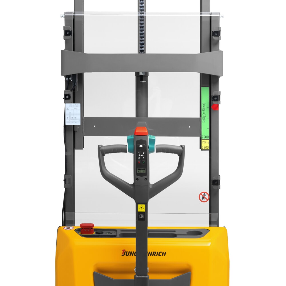 Produktabbildung Nr. 10: Jungheinrich Lithium-Ionen-Hochhubwagen AMC 12, Tragfähigkeit 1200 kg, Zweifach-Teleskop-Hubgerüst, Hubhöhe 2600 mm (CH)