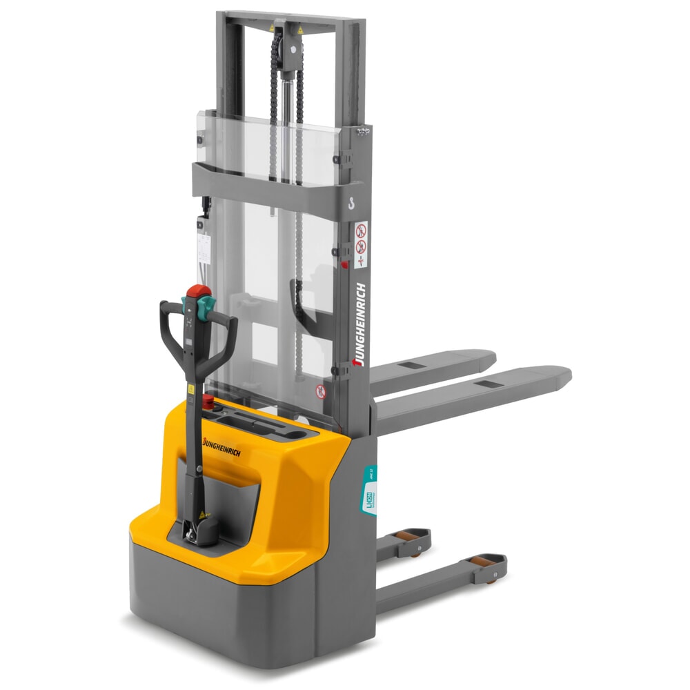 Produktabbildung Nr. 11: Jungheinrich Lithium-Ionen-Hochhubwagen AMC 12, Tragfähigkeit 1200 kg, Zweifach-Teleskop-Hubgerüst, Hubhöhe 2600 mm (CH)