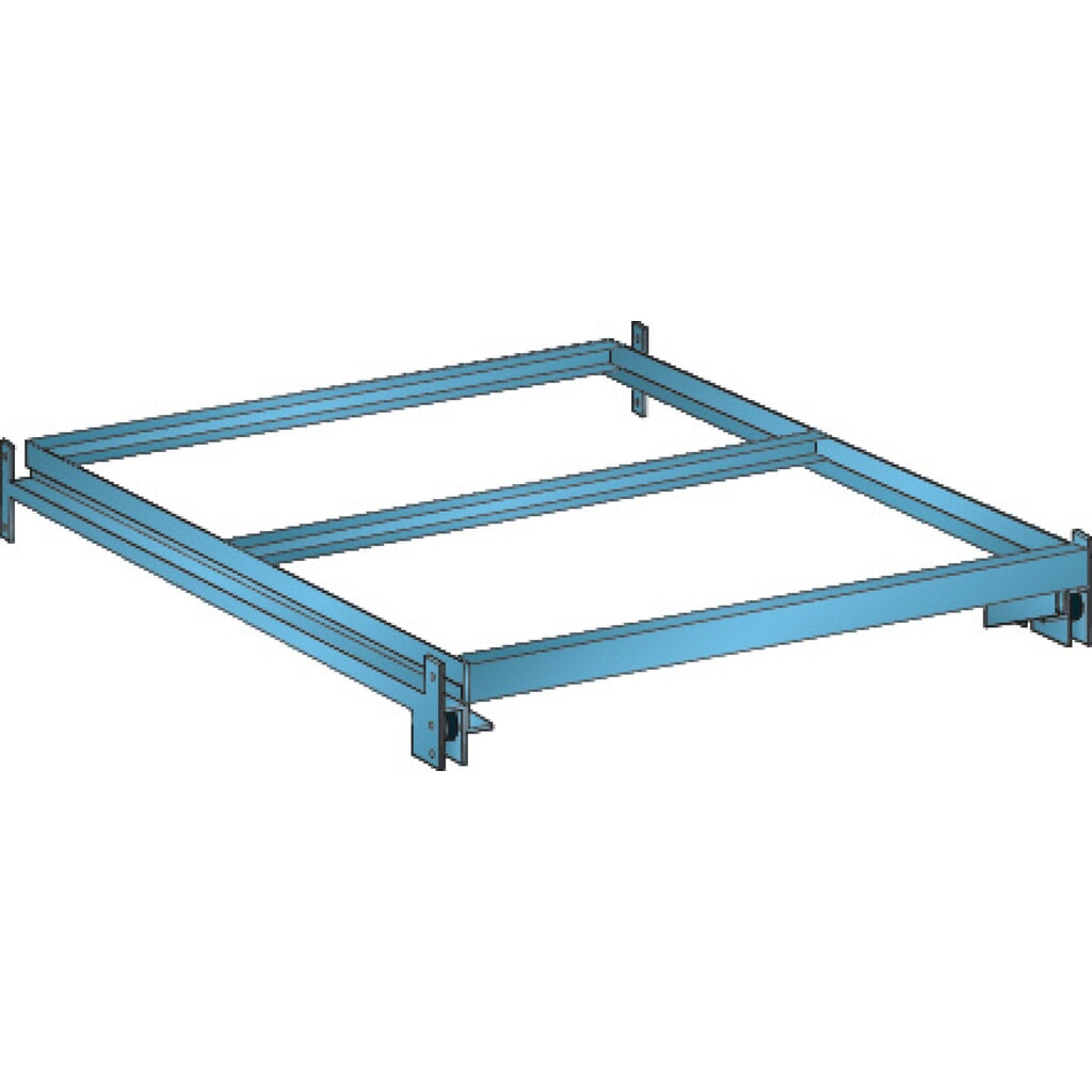 LISTA Auszugrahmen, FL 1.000 kg, BxT 890 x 860 mm, 65 % ausziehbar Produktabbildung: LISTA Auszugrahmen, FL 1.000 kg, BxT 890 x 860 mm, 65 % ausziehbar