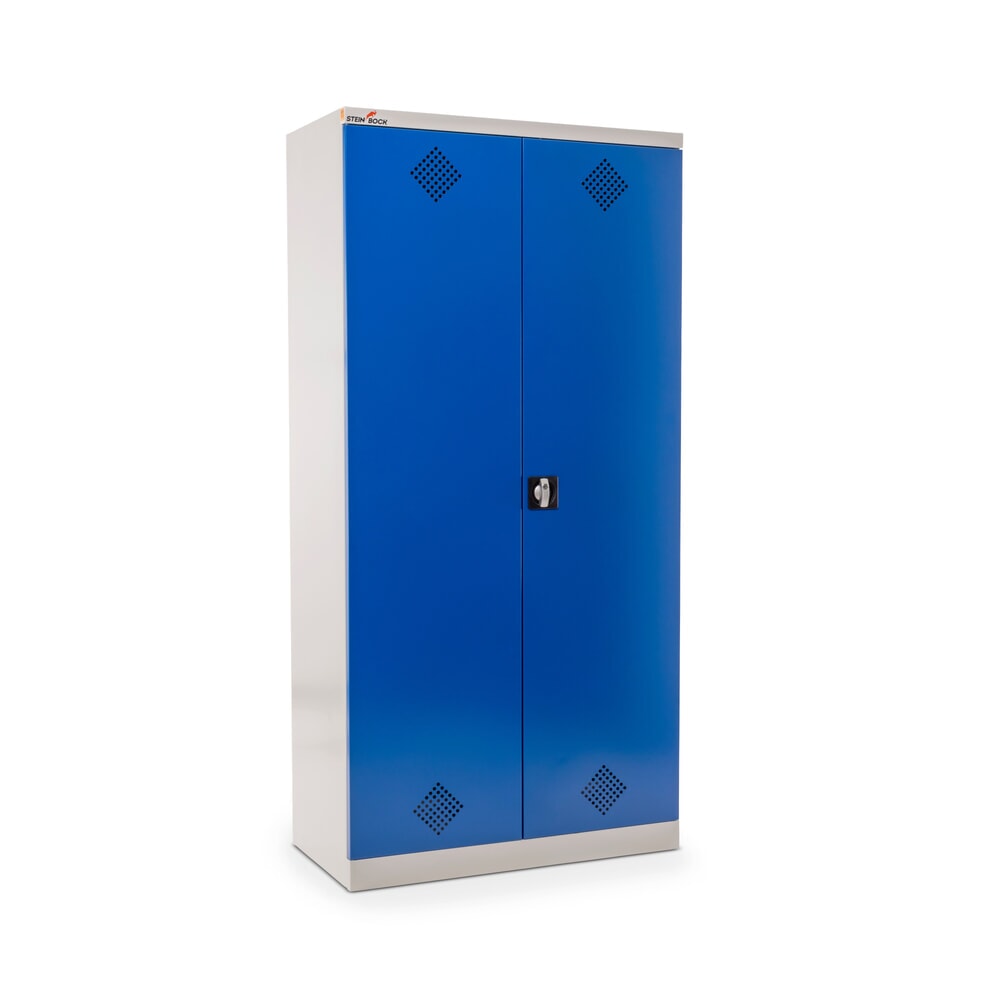 Produktabbildung: Steinbock® Chemikalienschrank, 4 Bodenauffangwannen nach StawaR, HxBxT 1.950 x 950 x 500 mm