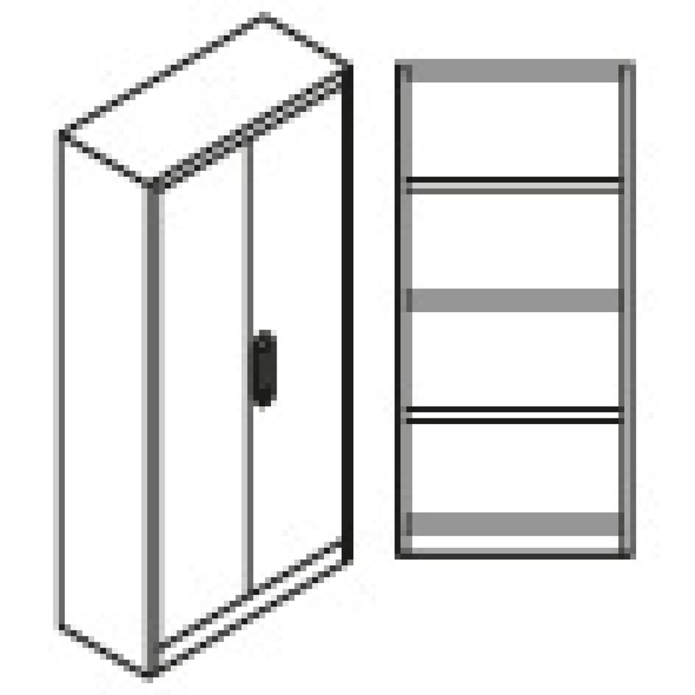 Produktabbildung Nr. 11: Steinbock® Chemikalienschrank, 4 Bodenauffangwannen nach StawaR, HxBxT 1.950 x 950 x 500 mm