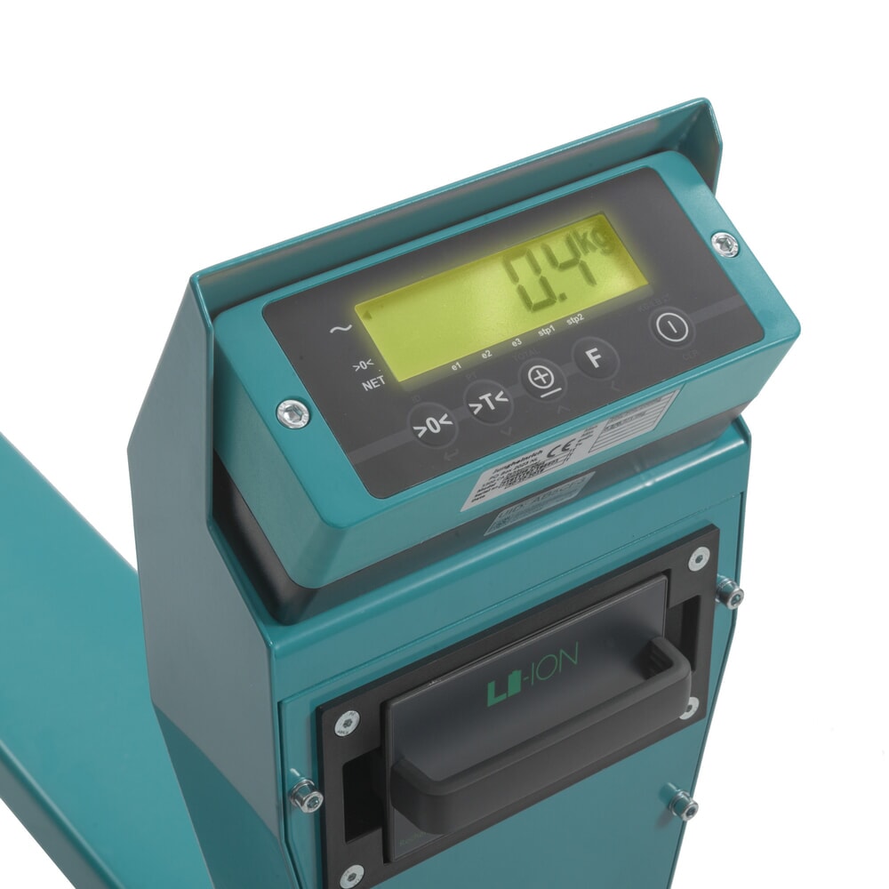 Produktabbildung Nr. 3: Hubwagen mit Waage Ameise® PTM 2.0 Scale +, mit Präzisionswaage, Tragfähigkeit 2.000 kg, Tandemrollen