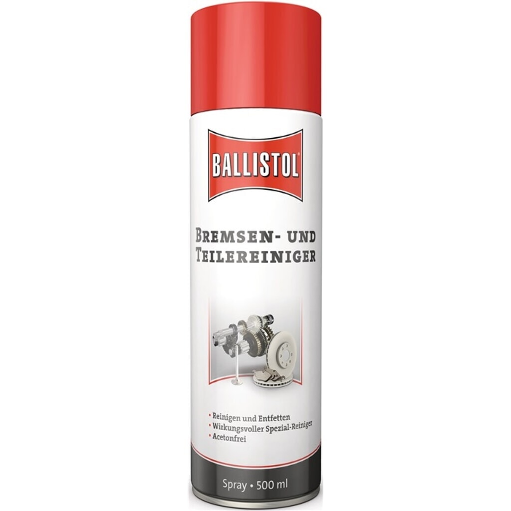 BALLISTOL Bremsen- u.Teilereiniger acetonfrei 500 ml Spraydose Produktabbildung: BALLISTOL Bremsen- u.Teilereiniger acetonfrei 500 ml Spraydose