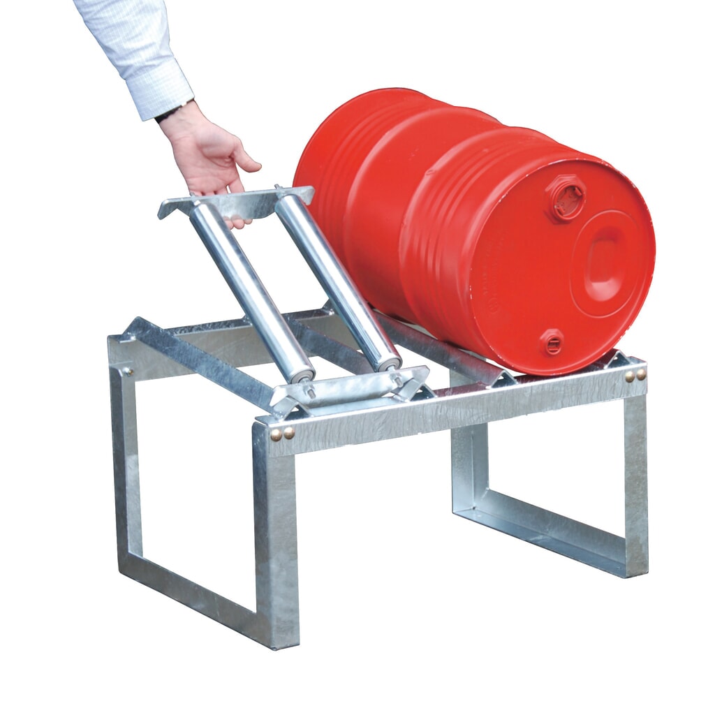 Produktabbildung Nr. 2: Bauer® Fassauflage für 1x 60-Liter-Fässer, mit Rollen
