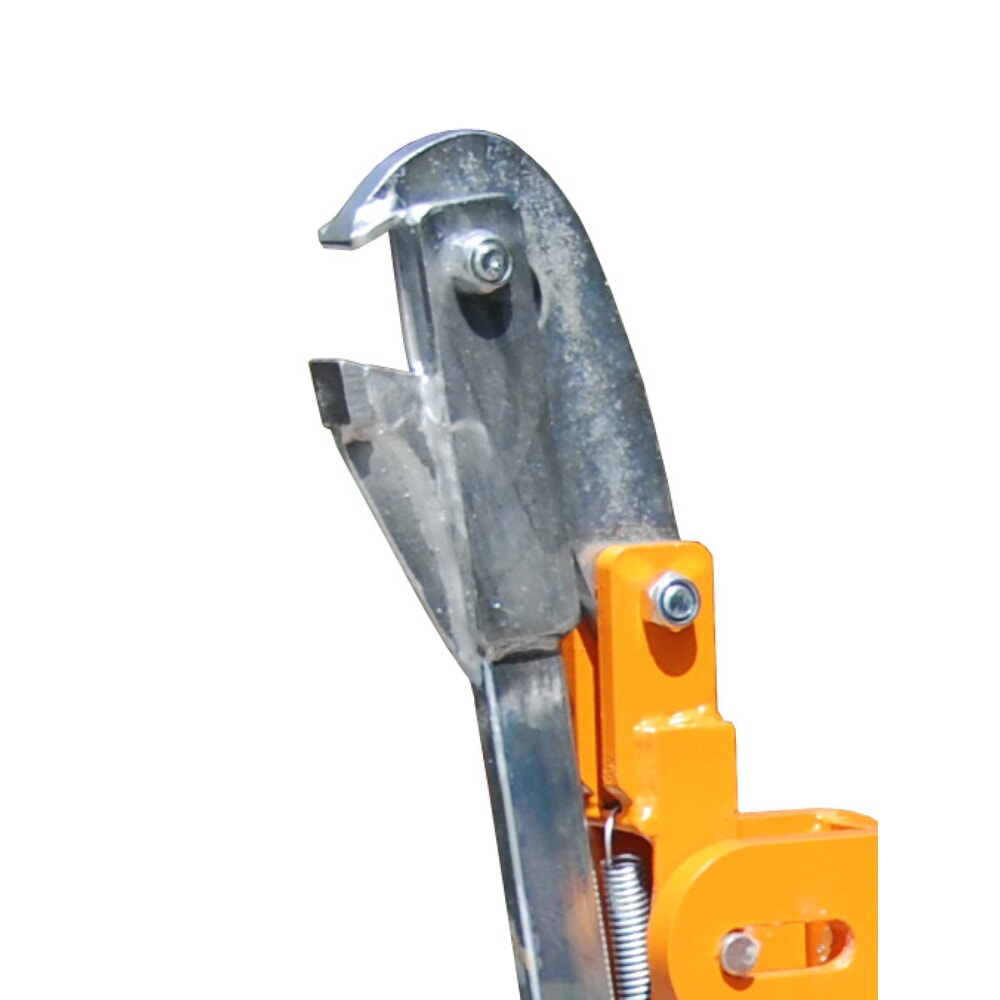 Produktabbildung Nr. 5: Bauer® Fassgreifer, Stahl- und Kunststoff-L-Ringfässer, Stapleranbau, Tragkraft 800 kg, RAL 2000 gelborange