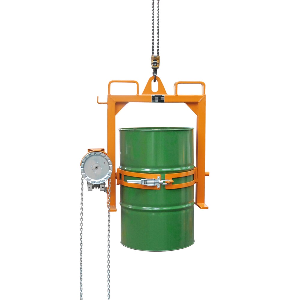 Produktabbildung: Bauer® Fasskipper FD-SK, lackiert, Gelborange