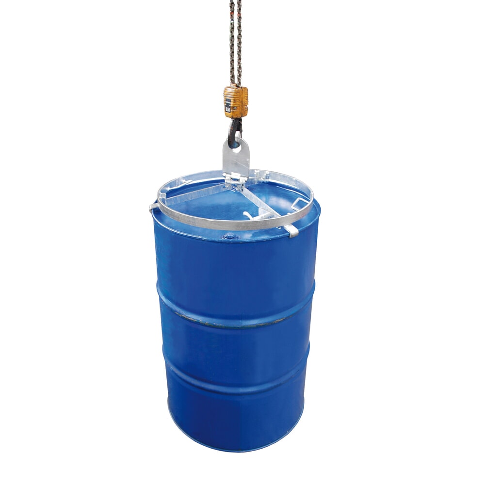 Produktabbildung: Bauer® Fasstraverse, TK 300 kg, Ø 610 mm, Höhe 255 mm, feuerverzinkt