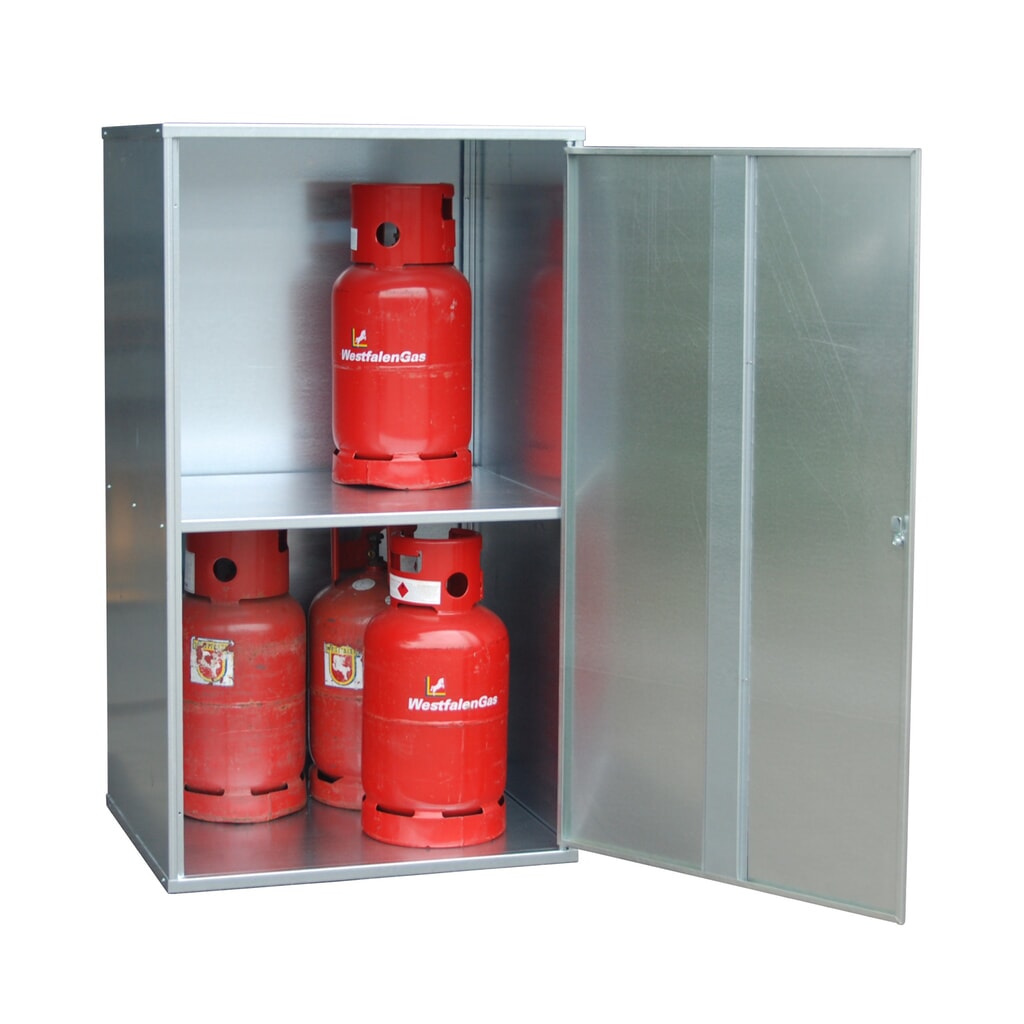 Bauer® Gasflaschen-Depot GFD-G 1, verzinkt Produktabbildung: Bauer® Gasflaschen-Depot GFD-G 1, verzinkt