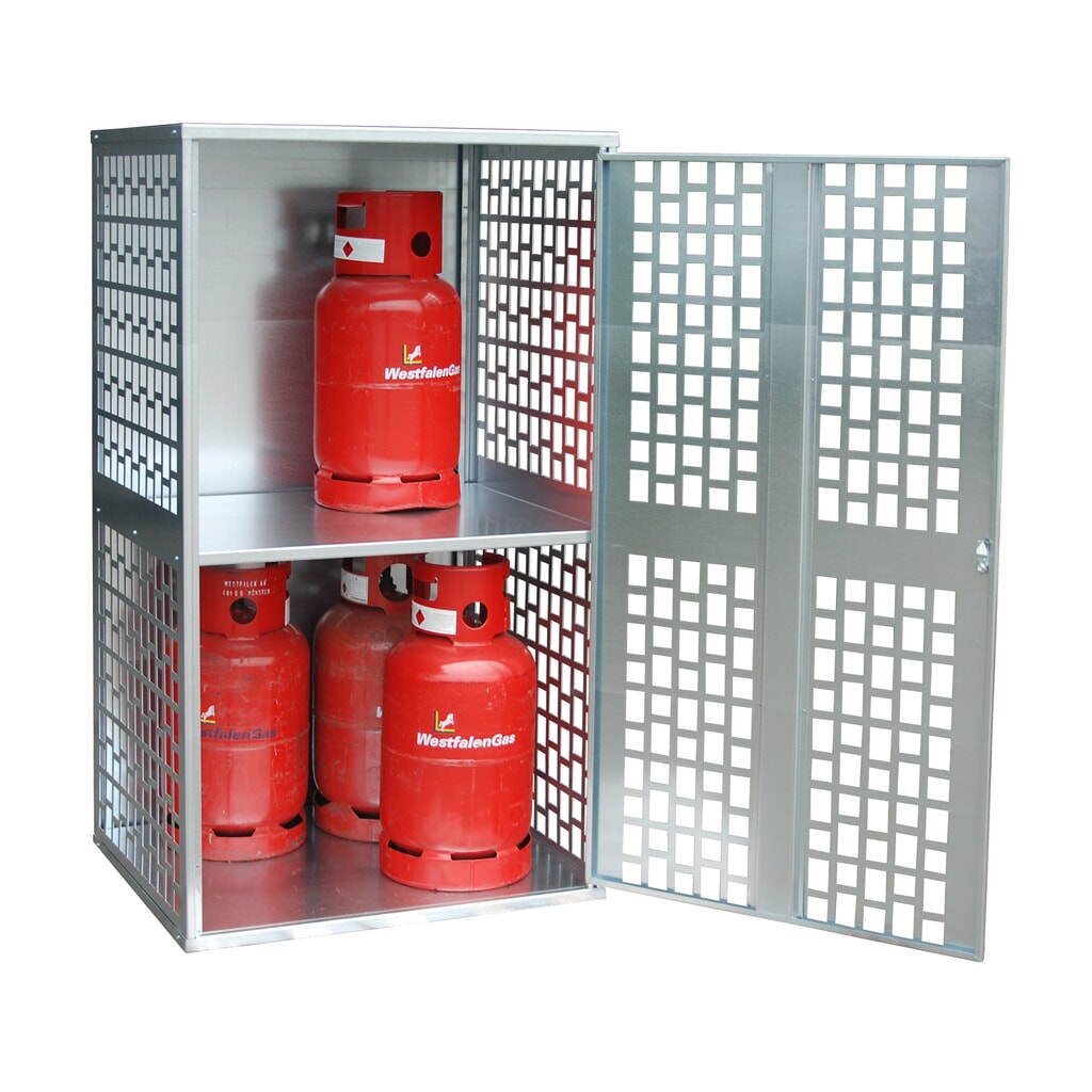 Bauer® Gasflaschen-Depot GFD-L 1, verzinkt Produktabbildung: Bauer® Gasflaschen-Depot GFD-L 1, verzinkt