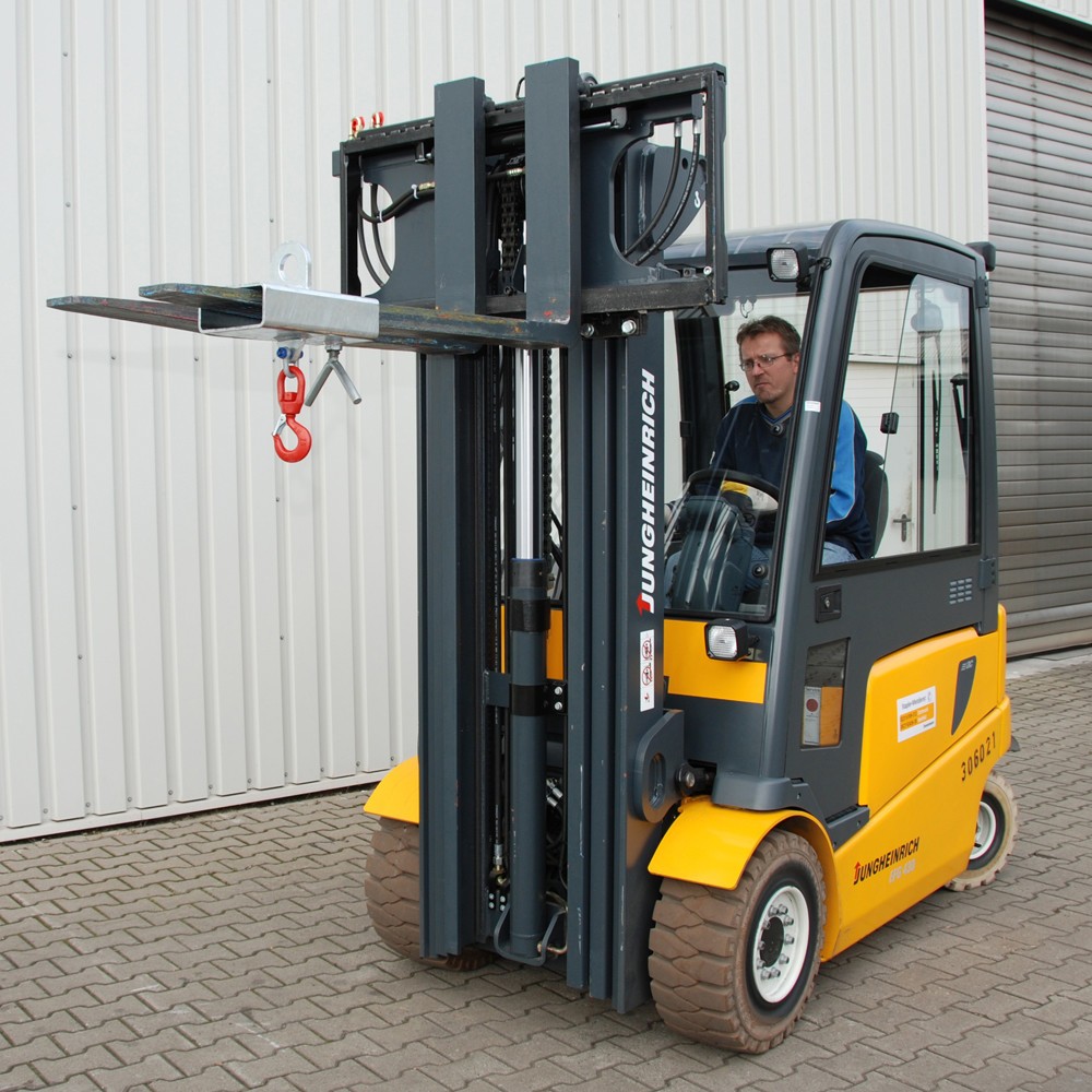 Produktabbildung Nr. 2: Bauer® Lasthaken für Gabelstapler und Kran, verzinkt, TK 1.500 kg