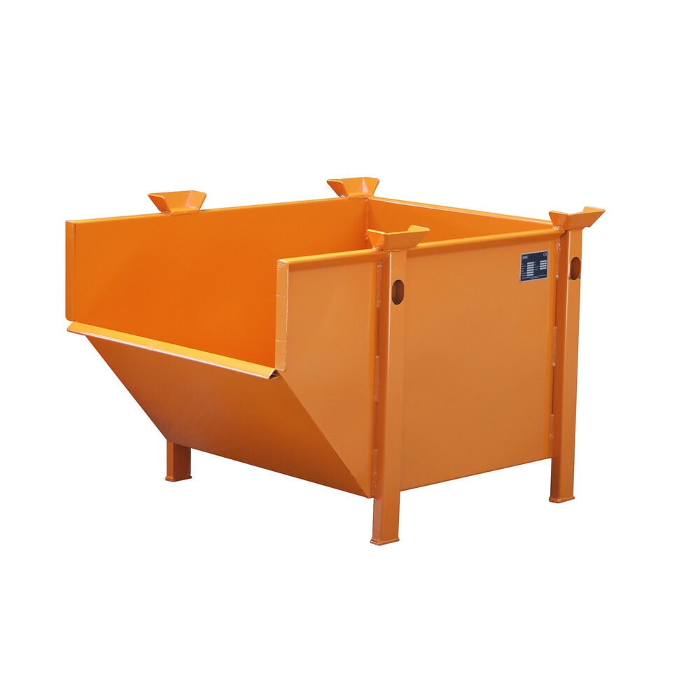 Produktabbildung: Bauer® Materialbehälter BBM 500, lackiert, Gelborange