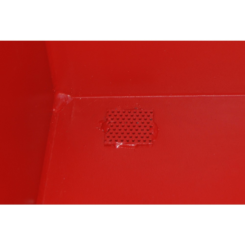 Produktabbildung Nr. 4: Bauer® Späne-Kippmulde, niedrige Mulde, lackiert, Volumen 0,25 m³, RAL 3000 feuerrot