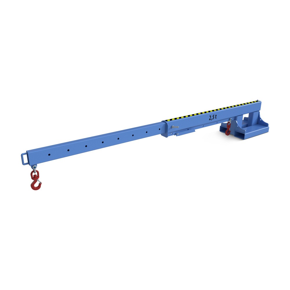 Produktabbildung: Bauer® Kranarm Modell 2, Reichweite bis 3.655 mm, TK bis 2.500 kg, gelborange