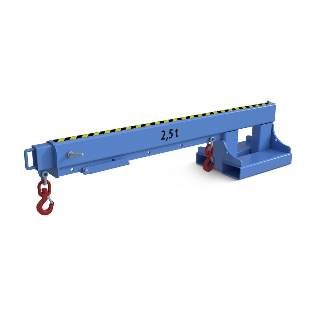 Bauer® Kranarm Modell 2, Reichweite bis 3.655 mm, TK bis 2.500 kg, gelborange Produktabbildung Nr. 5: Bauer® Kranarm Modell 2, Reichweite bis 3.655 mm, TK bis 2.500 kg, gelborange