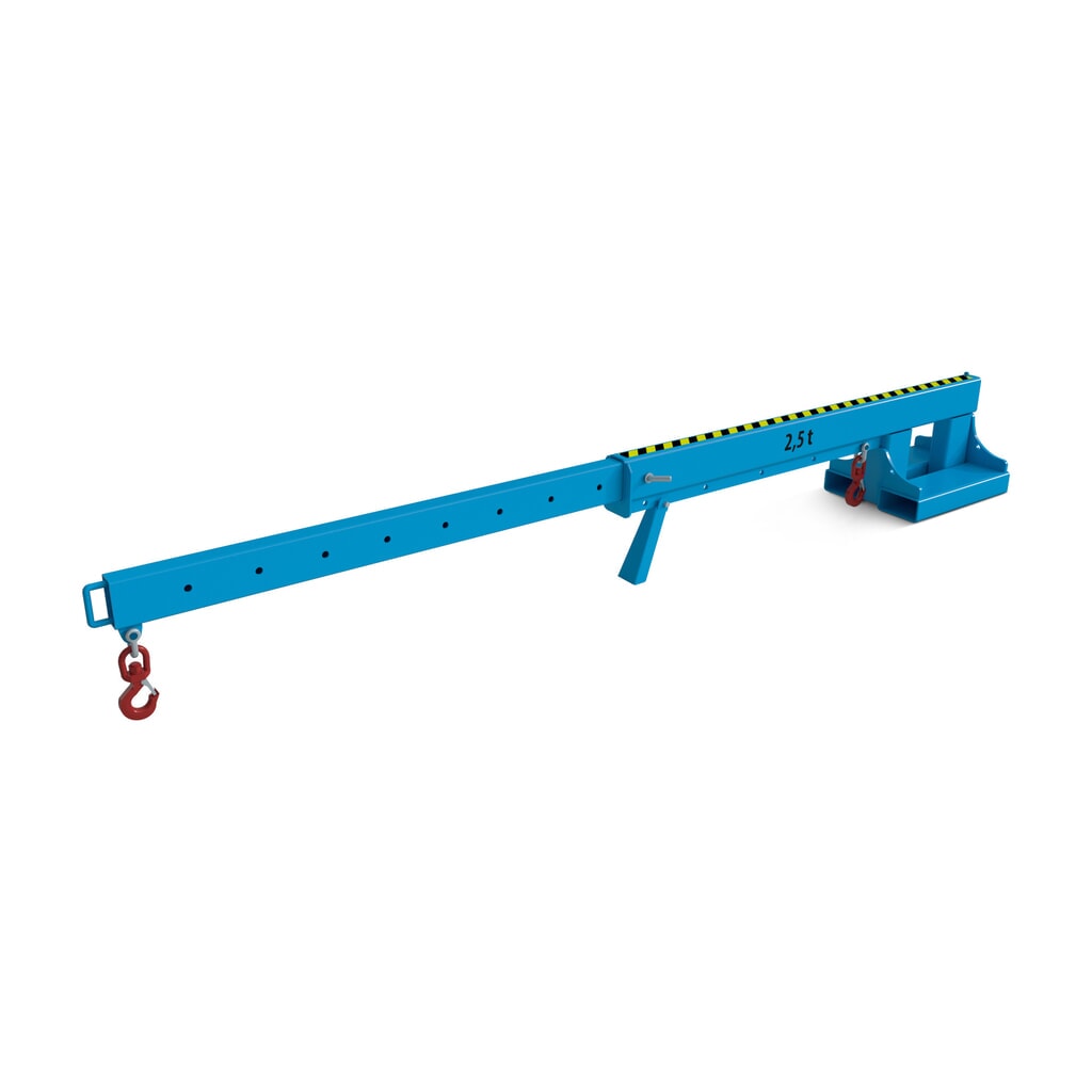 Produktabbildung Nr. 6: Bauer® Kranarm Modell 2, Reichweite bis 3.655 mm, TK bis 2.500 kg, gelborange