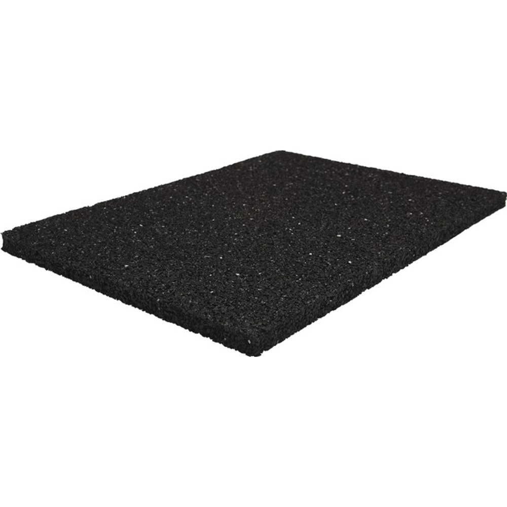 Produktabbildung: Bautenschutzmatte, schwarz Granulatgummi, Breite 1,25 m Länge 10 m Dicke 6 mm, ohne Gewebeeinlage