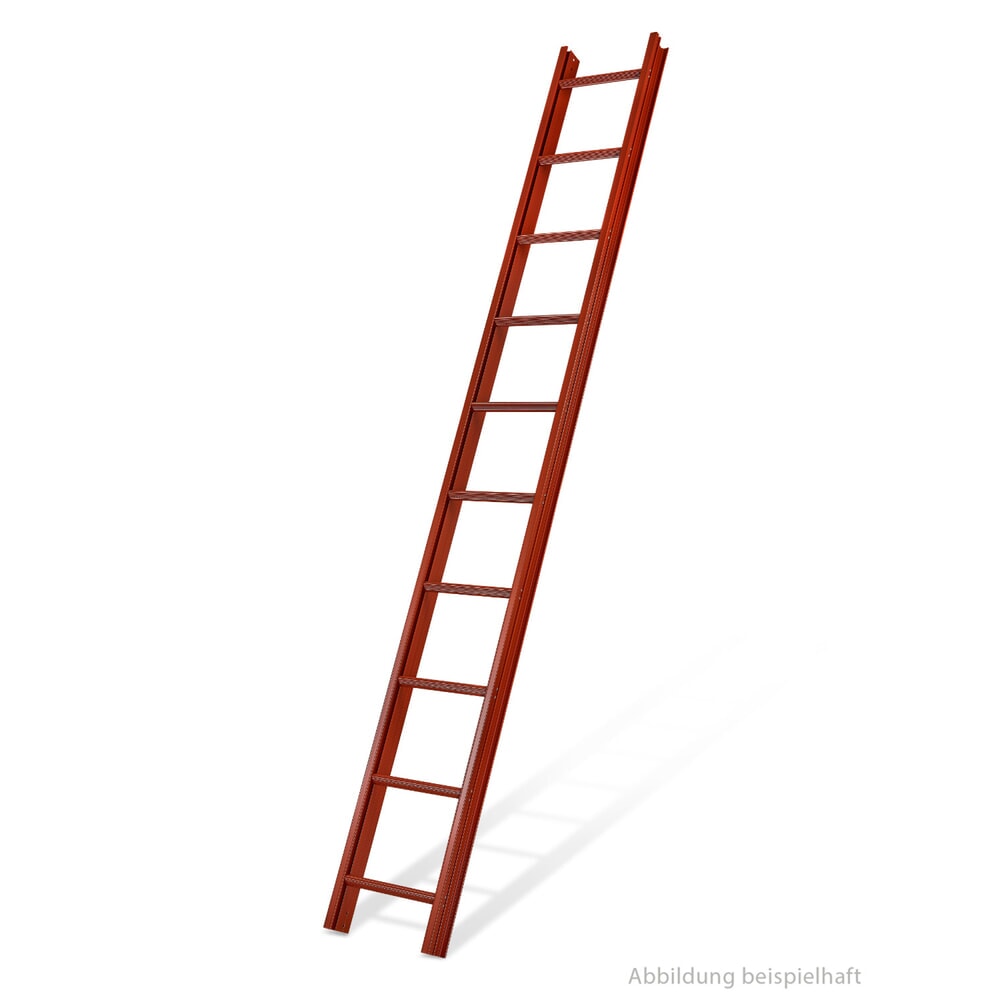 Produktabbildung: BAVARIA® Dachauflegeleiter 995 rot