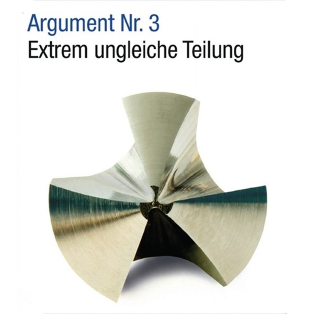 Produktabbildung Nr. 4: Kegelsenkersatz EUC DIN335C 90Grad 6,3-25mm HSS spezial 3-Fl.-Schaft 5tlg.Ku.-Bo