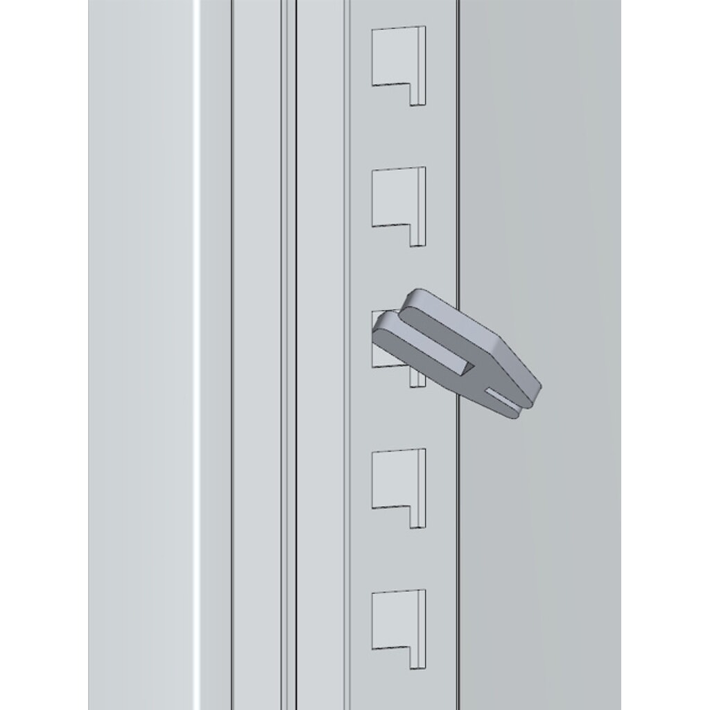 Produktabbildung Nr. 3: Bedrunka+Hirth Hochschrank für CNC-Werkzeuge mit Kunststoffrollladen, HxBxT 1.950 x 1.000 x 500 mm, Werkzeugeinsatz VDI 50 (64 Stück)