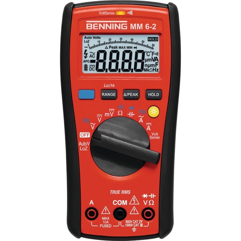 Produktabbildung: BENNING Multimeter MM 6-2 0,1-1000 V AC/DC TRUE RMS