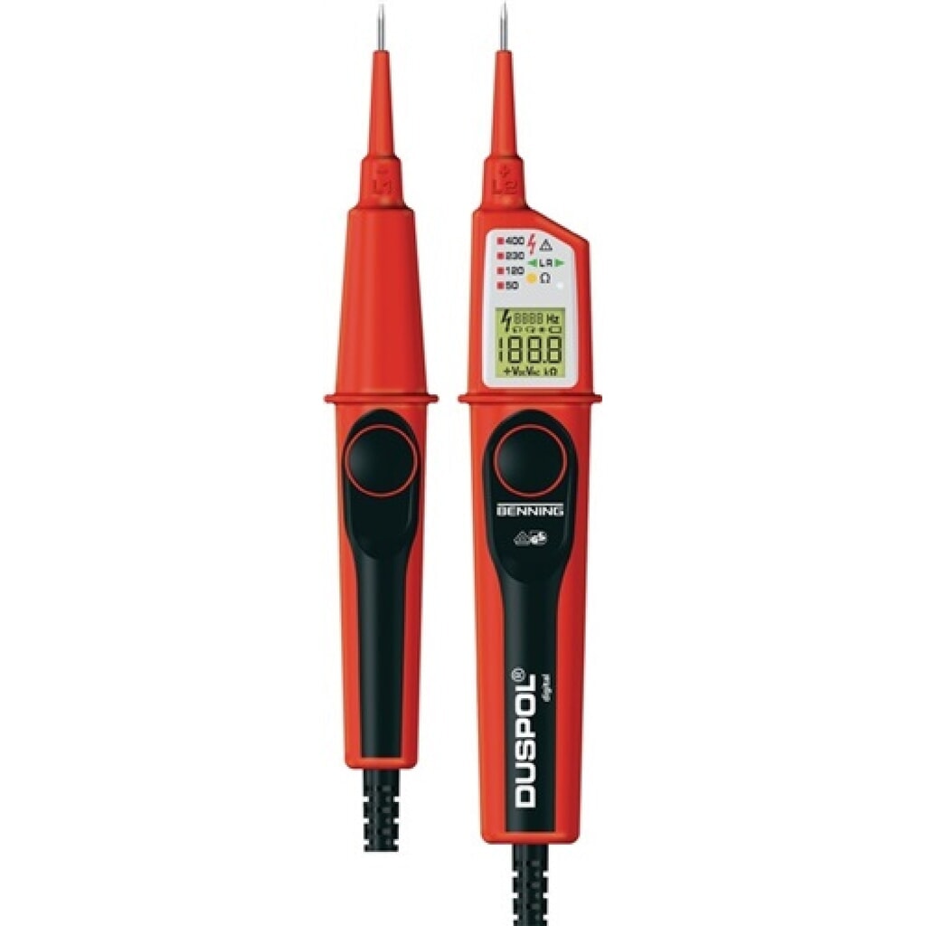 Spannungsprüfer 1-1000 V AC/1-1200 V DC 2polig Last zuschaltbar DUSPOL digital Produktabbildung: Spannungsprüfer 1-1000 V AC/1-1200 V DC 2polig Last zuschaltbar DUSPOL digital