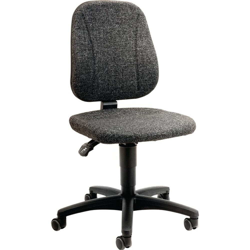 Produktabbildung: bimos Arbeitsdrehstuhl Unitec, Stoffpolster grau, Rollen, 440-620 mm