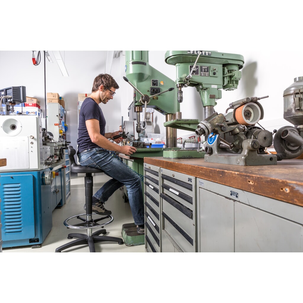 bimos Sitz-/Stehstuhl Flex, Sitzhöhenverstellung 510-780 mm, Integralschaum Produktabbildung Nr. 3: bimos Sitz-/Stehstuhl Flex, Sitzhöhenverstellung 510-780 mm, Integralschaum