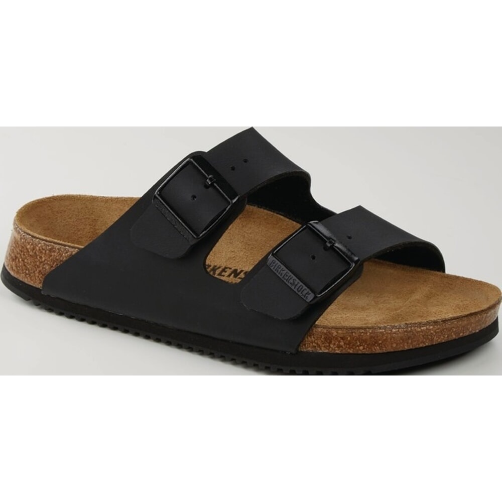 Produktabbildung: BIRKENSTOCK Sandale Arizona PROF, Birko Flor, Grösse 40 schwarz, DIN EN ISO 20347