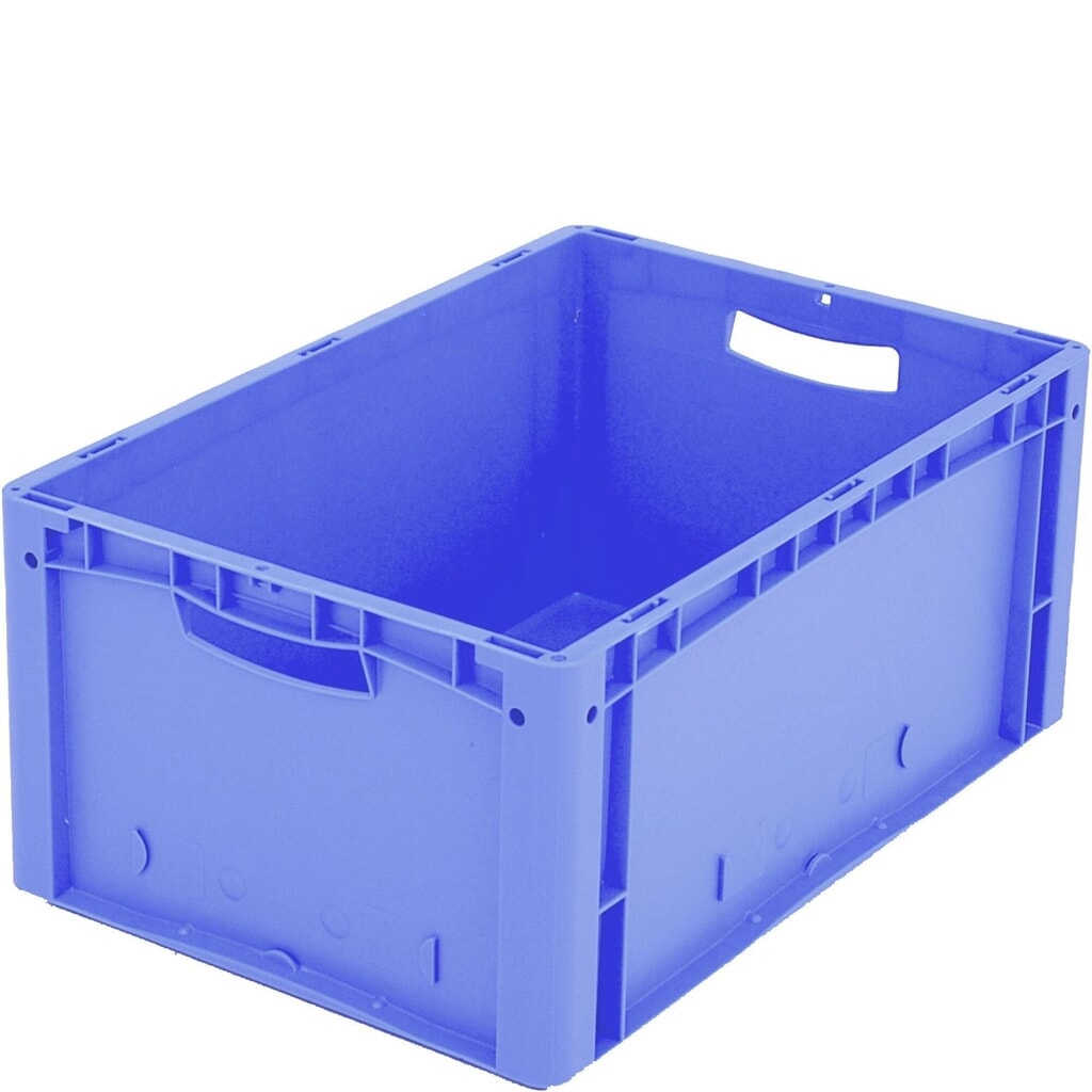 Bito Eurobox XL, HxBxT 270 x 400 x 600 mm, 51 Liter, blau Produktabbildung: Bito Eurobox XL, HxBxT 270 x 400 x 600 mm, 51 Liter, blau