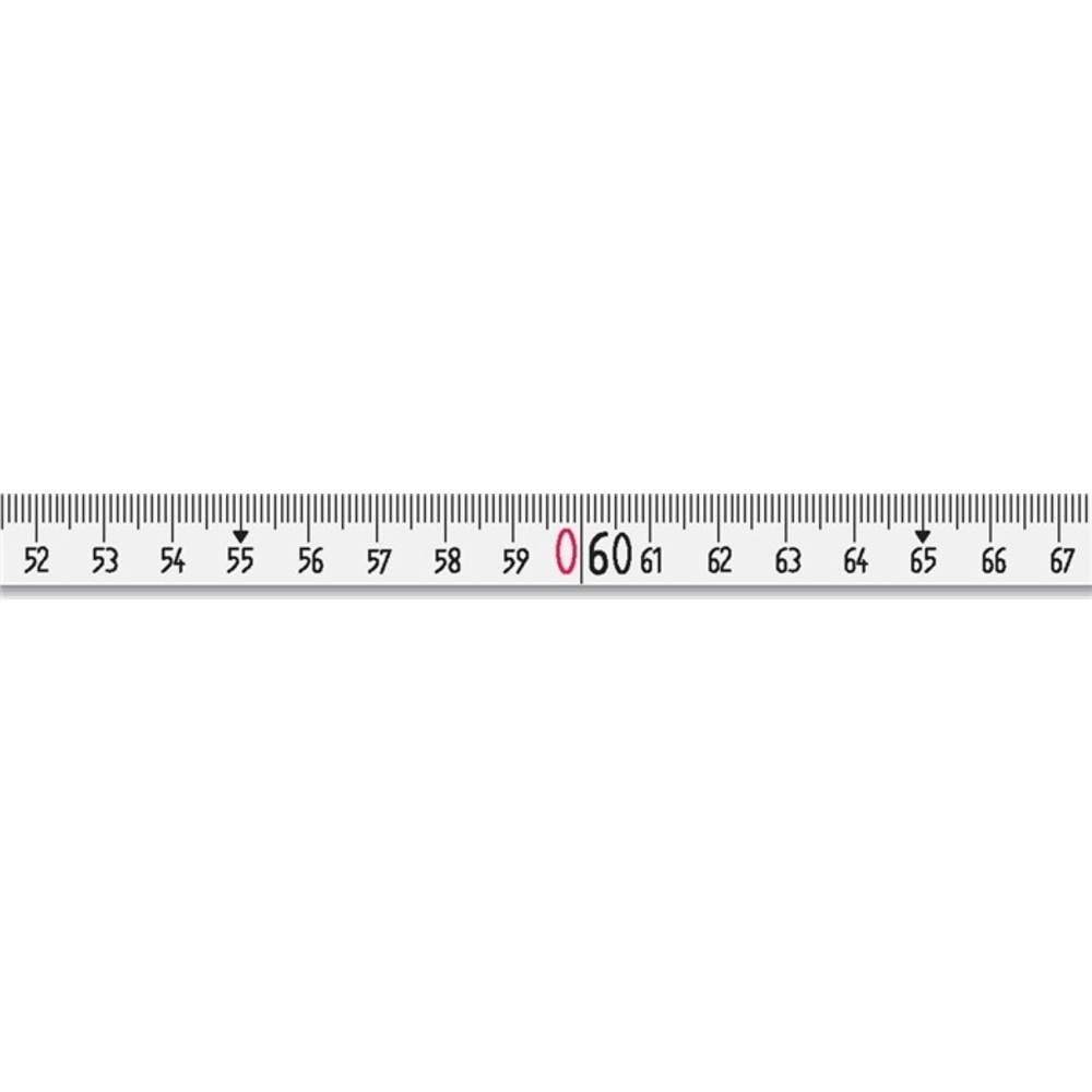 Produktabbildung Nr. 2: BMI Rahmenbandmass ERGOLINE L.30m Band-B.13mm B mm/cm EG II Alu.weiss Stahlmassband