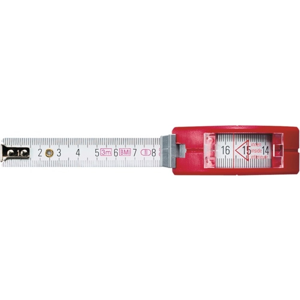 Produktabbildung Nr. 2: BMI Taschenrollbandmass VISO L.3m B.16mm mm/cm EG II PA Sichtfenster