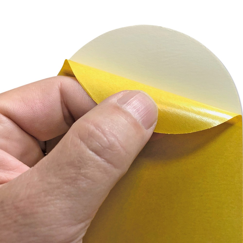 Produktabbildung Nr. 2: Bodenmarkierungen, Oval, LxB 190 x 90 mm, gelb