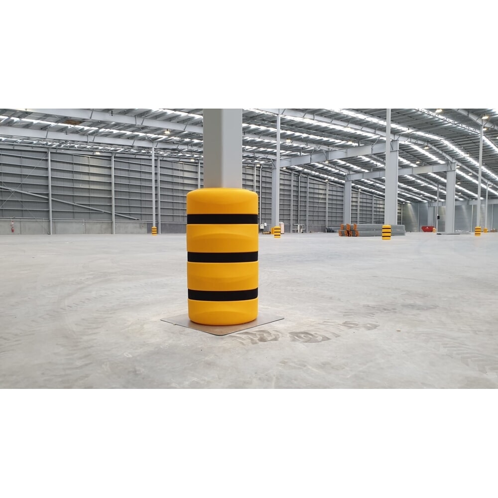 Produktabbildung Nr. 2: BOPLAN® Säulen-Anfahrschutz Flex Impact® KP Protector, Höhe 1.100 mm, für Säulenmasse (BxT) 100 x 100 mm, gelb