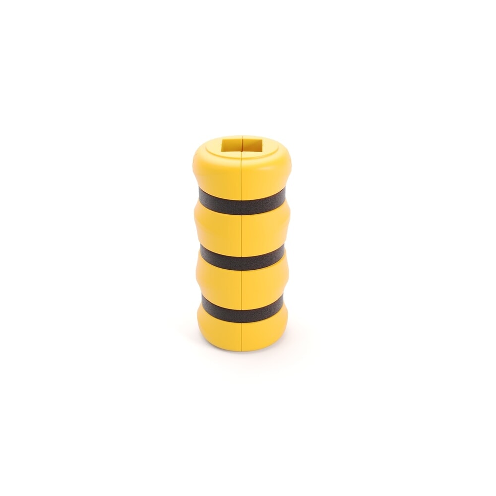 Produktabbildung: BOPLAN® Säulen-Anfahrschutz Flex Impact® KP Protector, Höhe 1.100 mm, für Säulenmasse (BxT) 200 x 200 mm, gelb