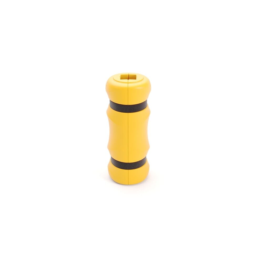 Produktabbildung: BOPLAN® Säulen-Anfahrschutz Flex Impact® KP Protector, Höhe 1.100 mm, für Säulenmasse (BxT) 150 x 150 mm, gelb
