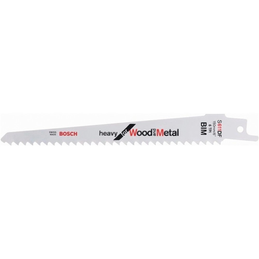 Produktabbildung: Säbelsägeblatt S 3456 XF L.200mm B.19mm TPI 6-12 2,1-4,3mm 2 St./Karte