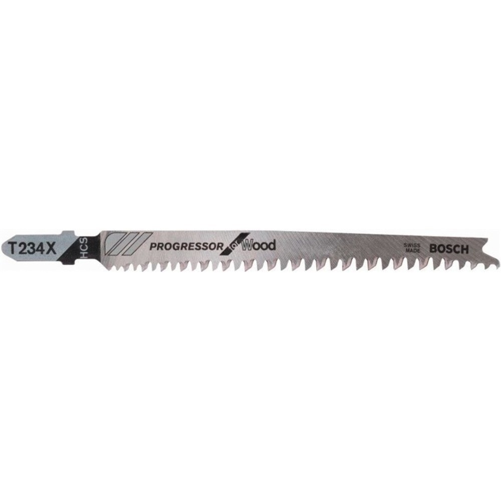 Produktabbildung: Stichsägeblatt T345XF Progressor for Wood and Metal L.132mm Zahnt.2,4-5mm 3tlg.