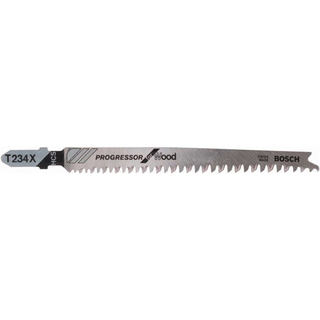 BOSCH Stichsägeblatt T 144 DF Gesamt-L.100mm Zahnt.4 -5,2mm BiM 5 St./Karte Produktabbildung: BOSCH Stichsägeblatt T 144 DF Gesamt-L.100mm Zahnt.4 -5,2mm BiM 5 St./Karte