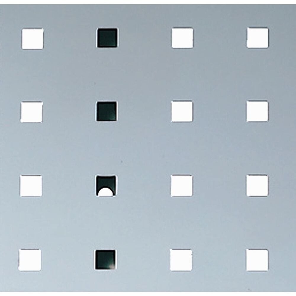 Produktabbildung: bott Lochplatte, lichtgrau, RAL 7035, B457xL495mm