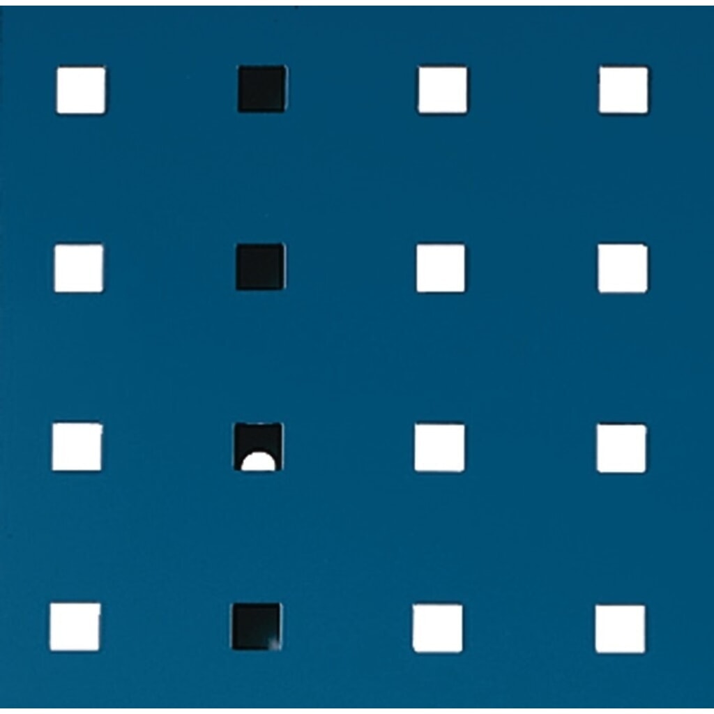 Produktabbildung: bott Lochplatte, enzianblau, RAL 5010, B457xL495mm