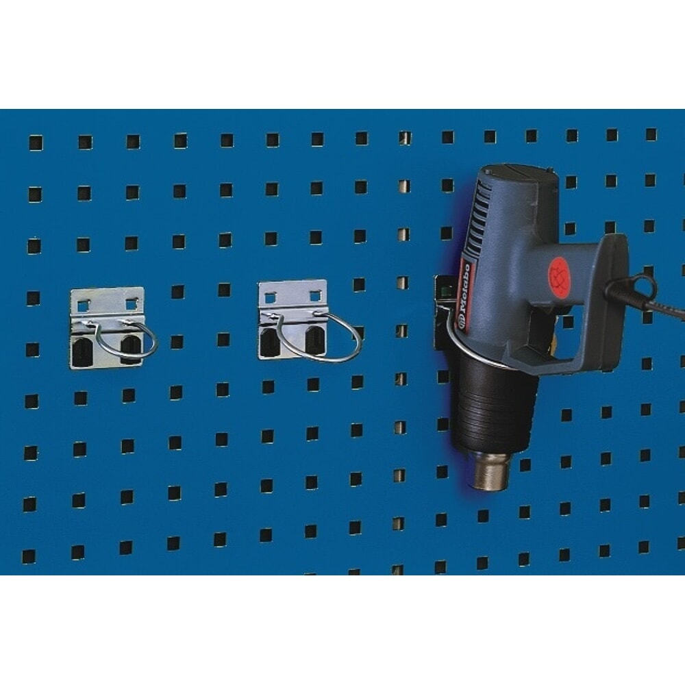 Produktabbildung: bott Rundhalter, passend für Lochplatten, Ø 40 mm verzinkt, 5St./Btl.