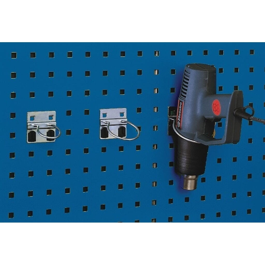 Produktabbildung: bott Rundhalter, passend für Lochplatten, Ø 40 mm verzinkt, 5St./Btl.