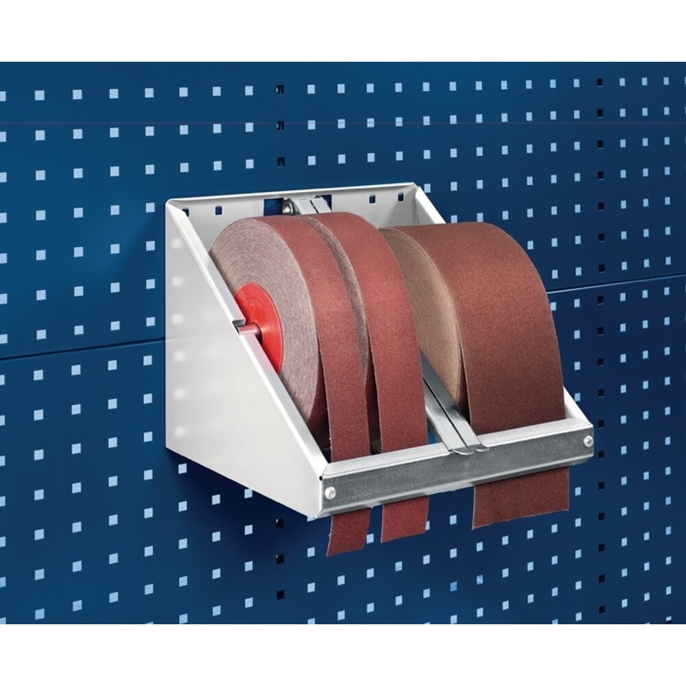 Produktabbildung: bott Schleifpapierrollenhalter, Rollenbreite max. 120 mm, B310xT300xH250mm, Rollen-Ø max. 260 mm