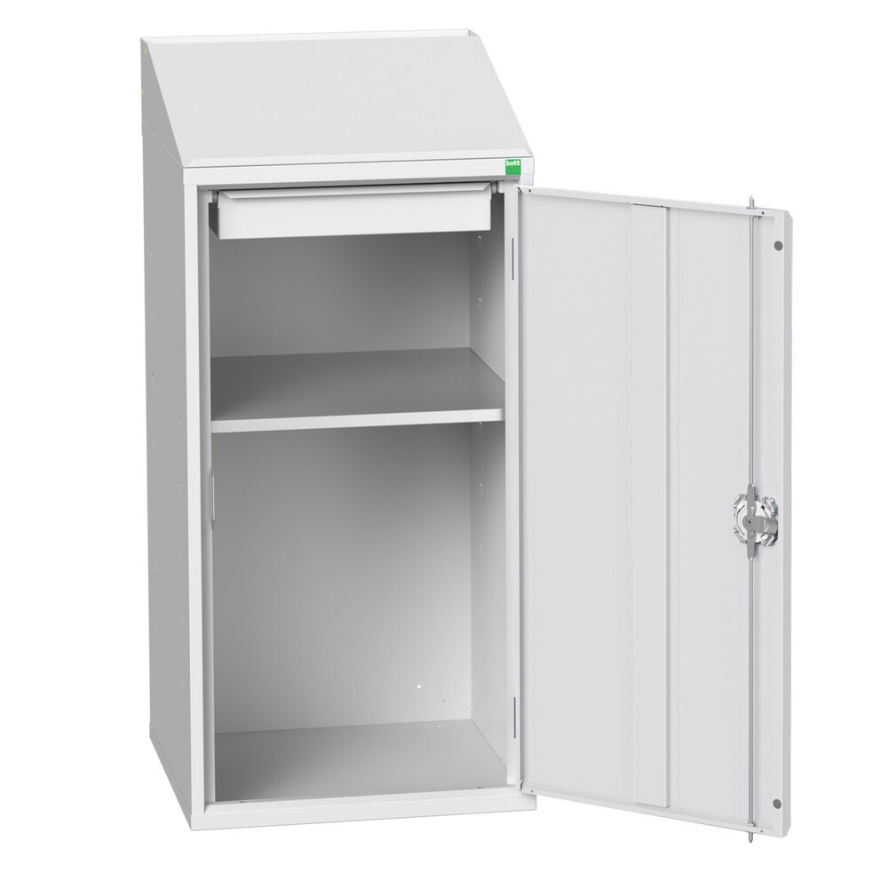 Produktabbildung: bott verso Economy Pult, mit 1 Fachboden, 1 Schublade, BxTxH: 525 x 550 x 1130 mm