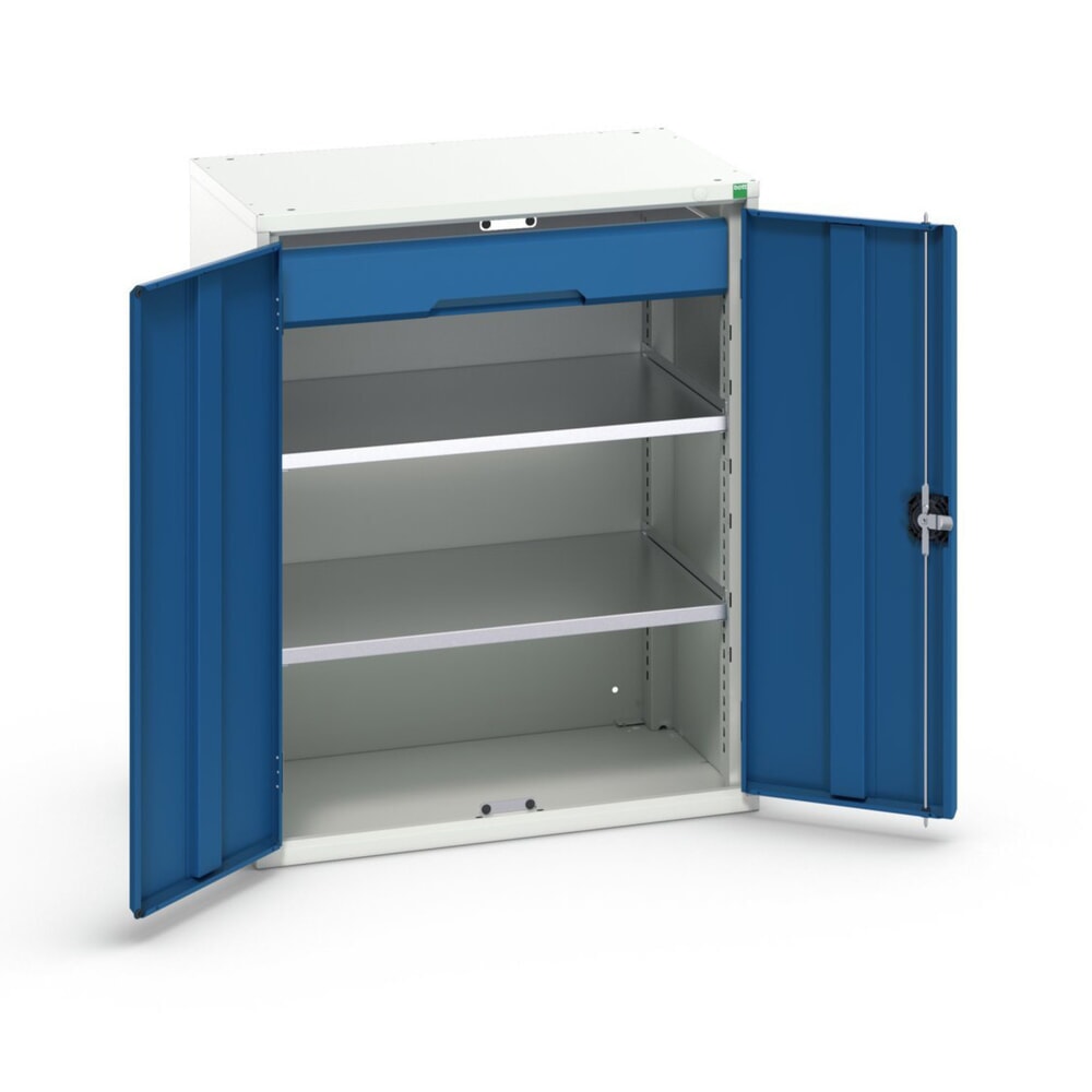 Produktabbildung: bott verso Beistellschrank mit Schublade, mit 2 Fachböden und 1 Schublade, BxTxH: 800 x 550 x 1000 mm