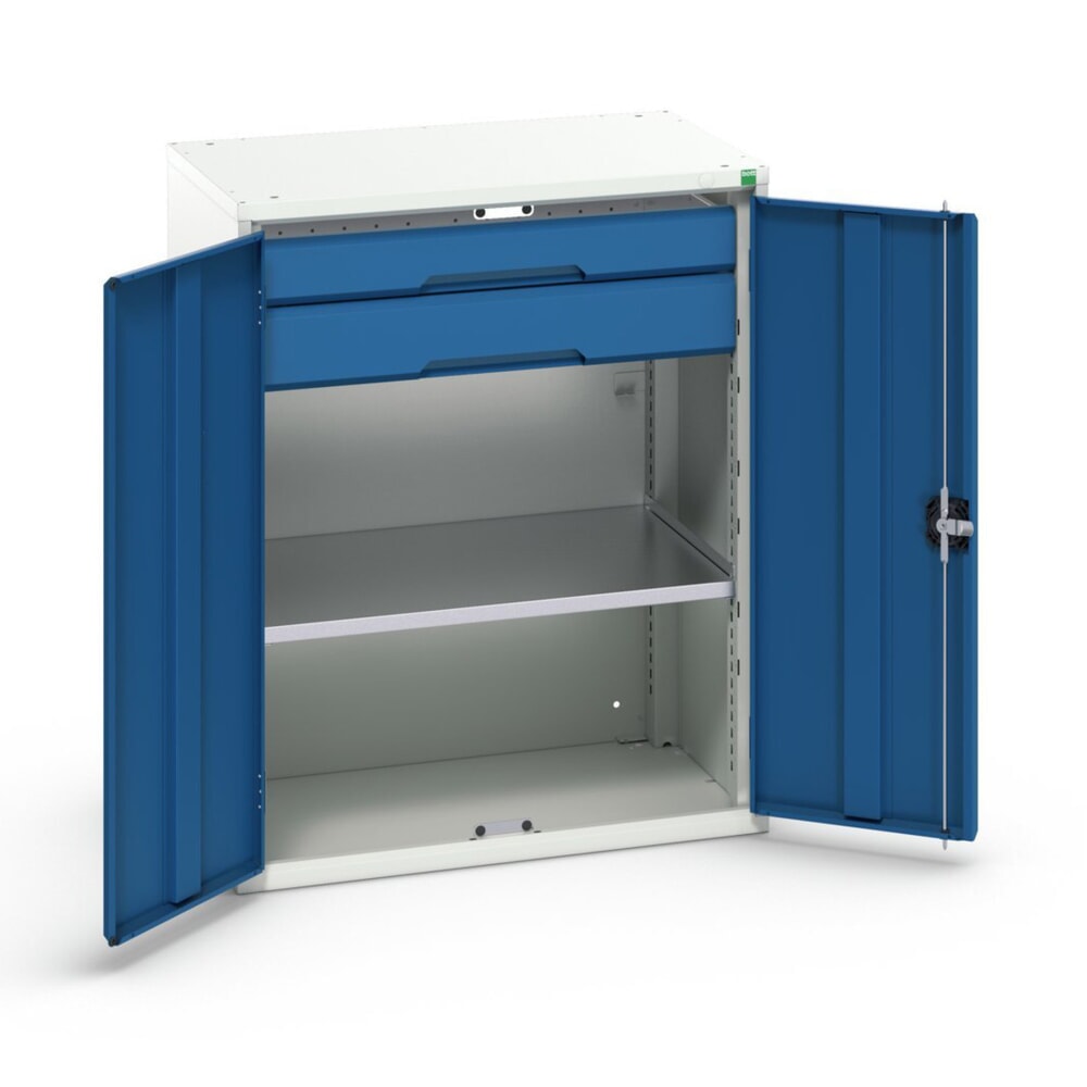Produktabbildung: bott verso Beistellschrank mit Schubladen, mit 1 Fachboden und 2 Schubladen, BxTxH: 800 x 550 x 1000 mm