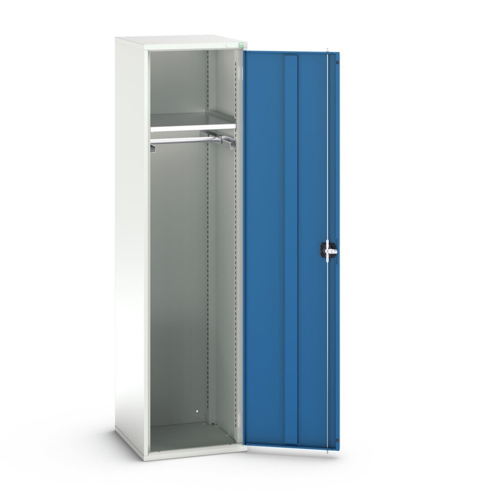Produktabbildung: bott verso Kleiderspind, mit 1 Fachboden und 1 Kleiderstange, BxTxH: 525 mm x 550 mm x 2000 mm